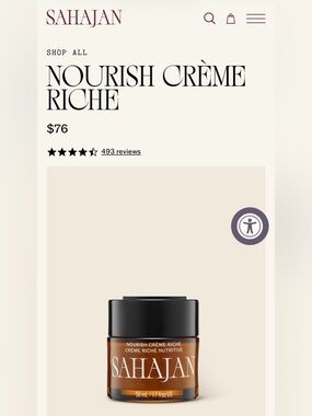 Sahajan Nourish Crème Riche